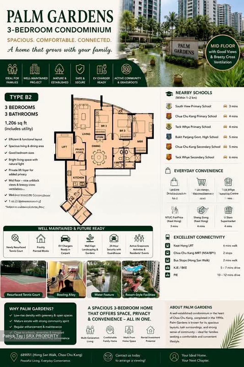 Palm Gardens (D23), Condominium #588922191